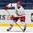 SPISSKA NOVA VES, SLOVAKIA - APRIL 23: Vasili Filyayev #2 of Belarus skates with the puck during relegation round action against Latvia at the 2017 IIHF Ice Hockey U18 World Championship. (Photo by Steve Kingsman/HHOF-IIHF Images)

